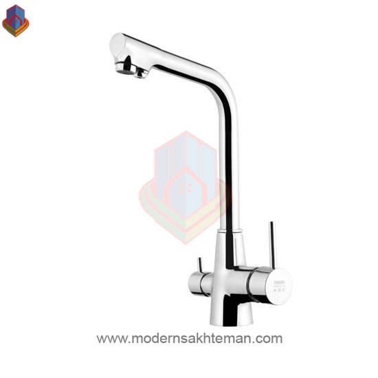 0001393_-_550 شیر ظرفشویی دومنظوره پدیده مدل تینا کروم - Image 1
