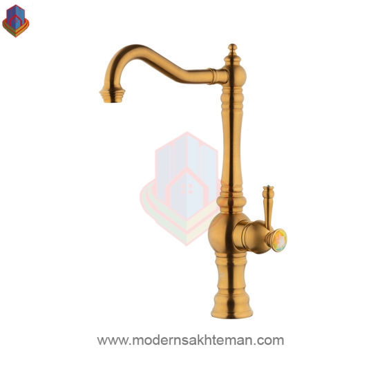 0001397_-_550 شیر ظرفشویی پدیده مدل رومنس طلایی مات - Image 1