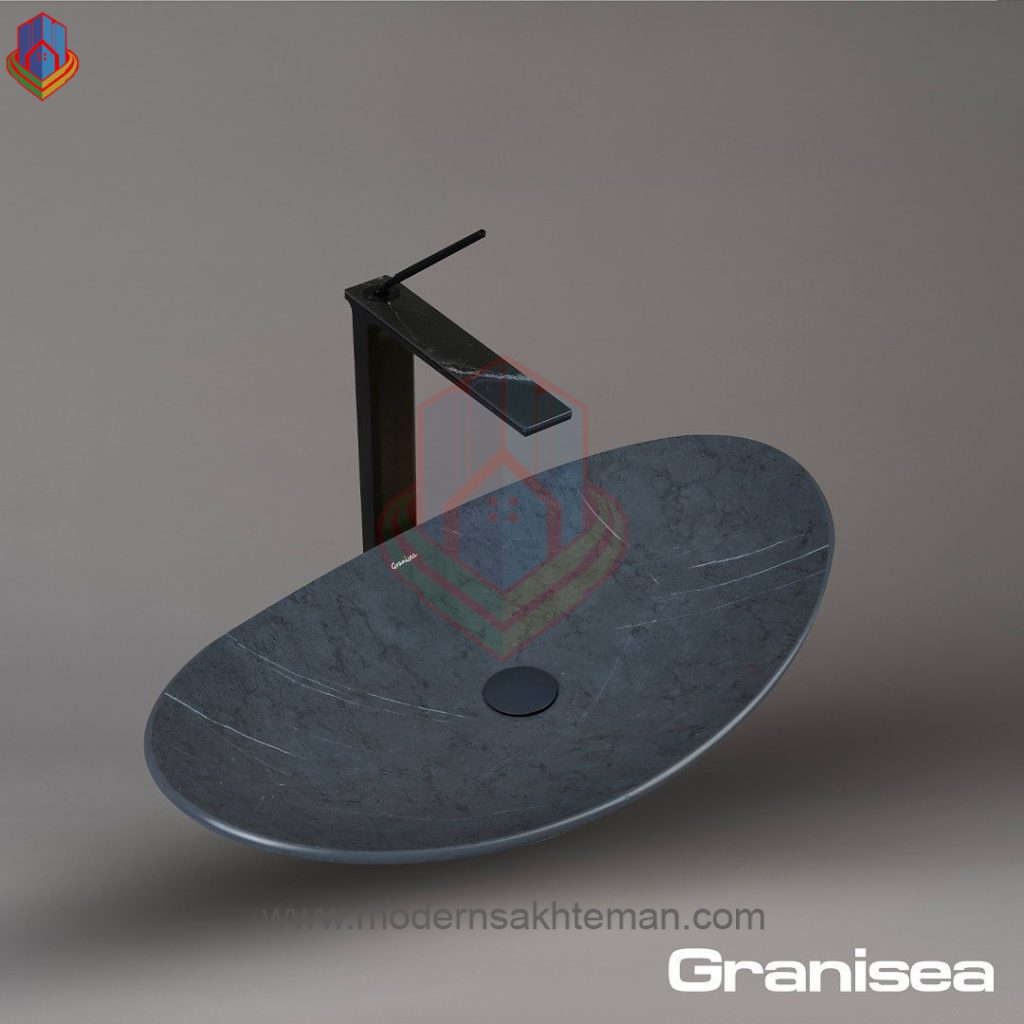 06799da60c3b413e8922a8097384b7bb کاسه روشویی مارمونایت طوسی کد 120 - Image 1