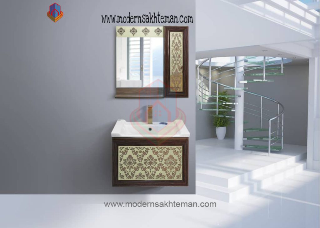 11 روشویی کابینتی طرح چوب پرسپولیس مدل ویکتوریا
