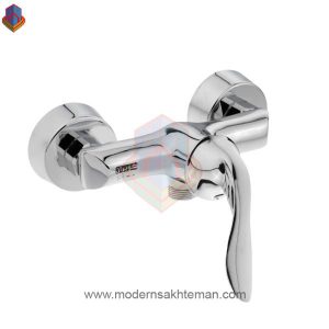 شیر توالت کروم براق کویران آذر مدل میلان
