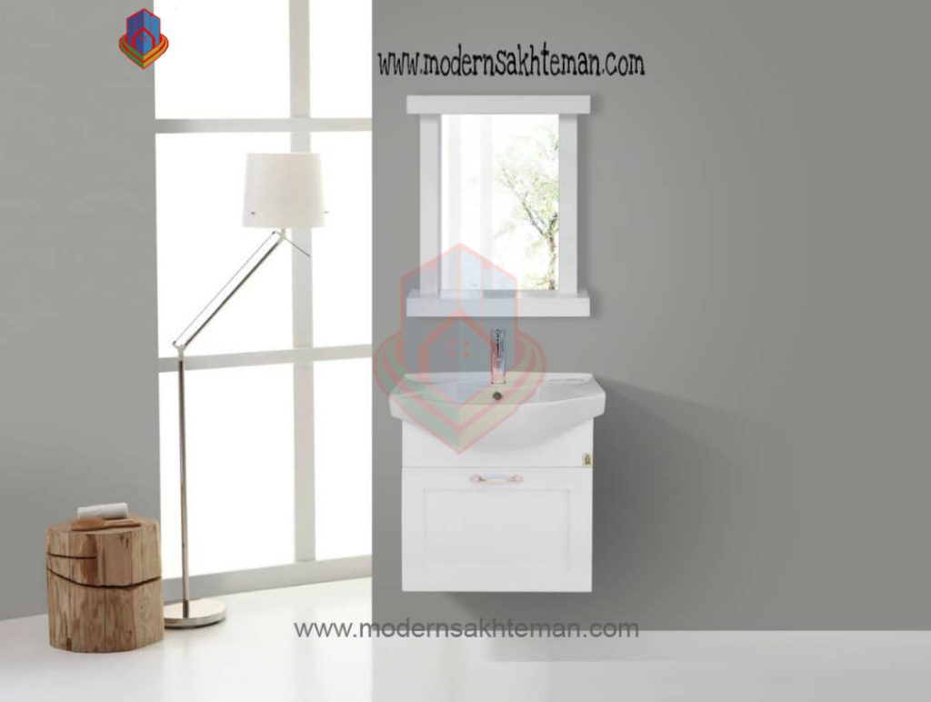 13 روشویی کابینتی پرسپولیس مدل آرمیتاژ 55 سفید