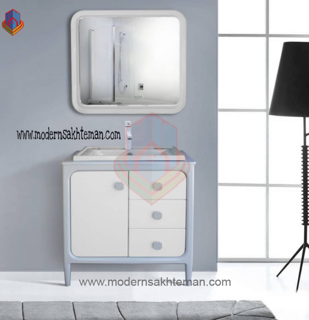 14 روشویی کابینتی مدرن پرسپولیس مدل آلفا 67 سه کشو