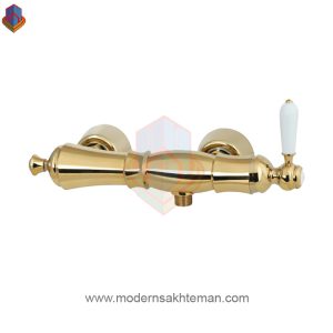 شیر توالت کرومات مدل فیوره طلایی