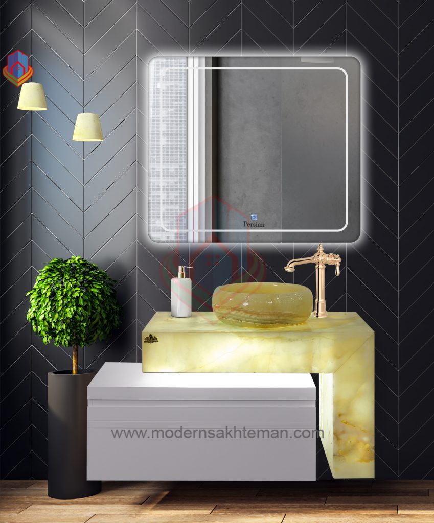 19 روشویی کابینتی پرشین مدل پترا سفید - Image 1