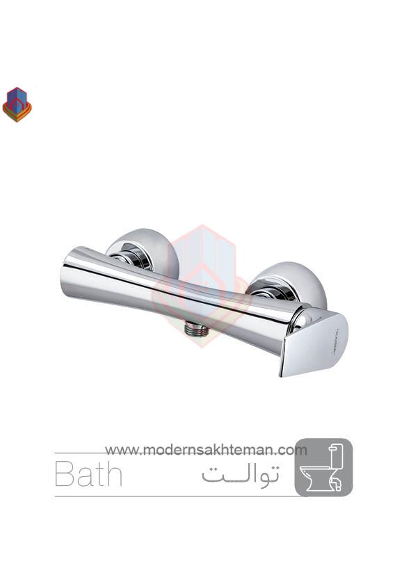 2 شیر آفتابه کیسر مدل پروما کروم