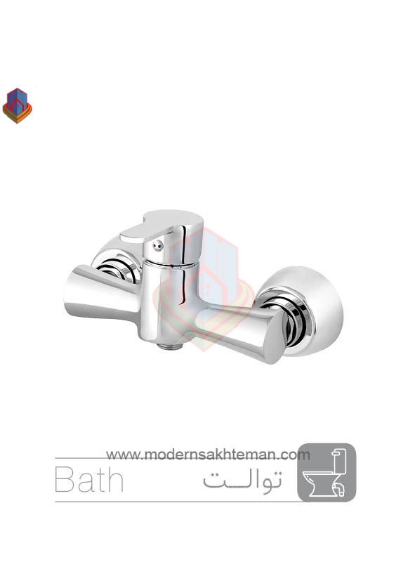 2 شیر آفتابه کیسر مدل راشا کروم
