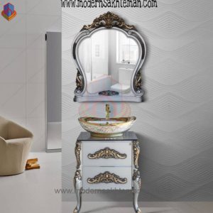 روشویی کابینتی مدرن پرسپولیس مدل امپرادو نقره ای
