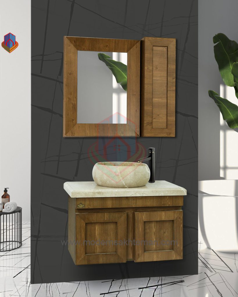 24 روشویی کابینتی پرشین مدل مانلی چوب - Image 1