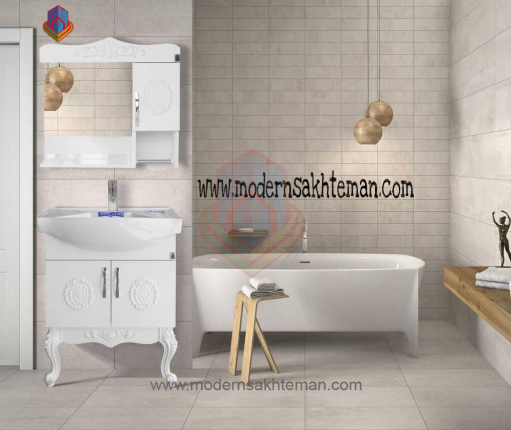 3 روشویی کابینتی رویال پرسپولیس مدل گل دار 63