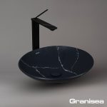 کاسه روشویی مارمونایت مشکی کد 132