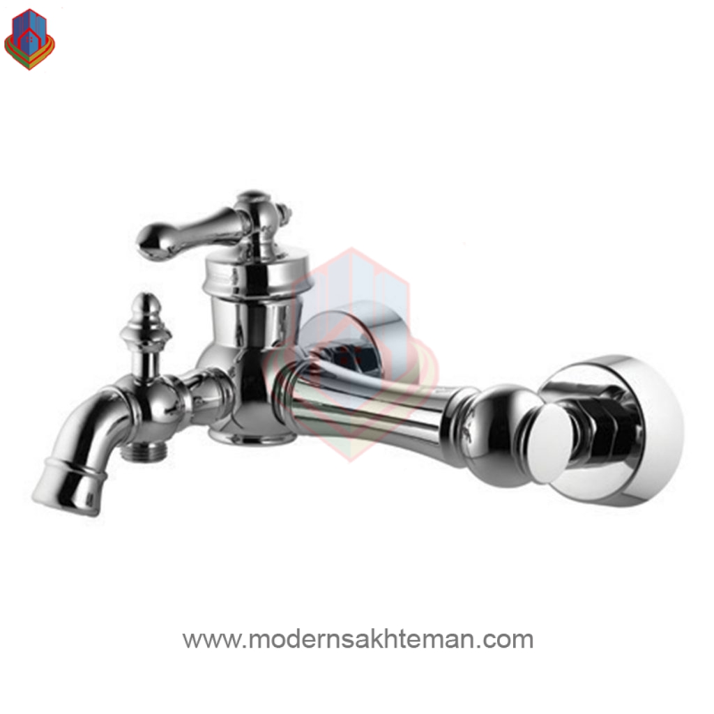 3501 شیر دوش حمام کروم درخشان مدل آکوا - Image 1