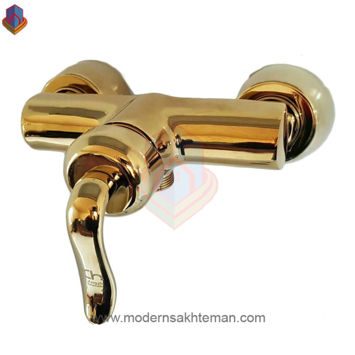 3648615 شیر توالت کرومات مدل آلفا طلایی - Image 1