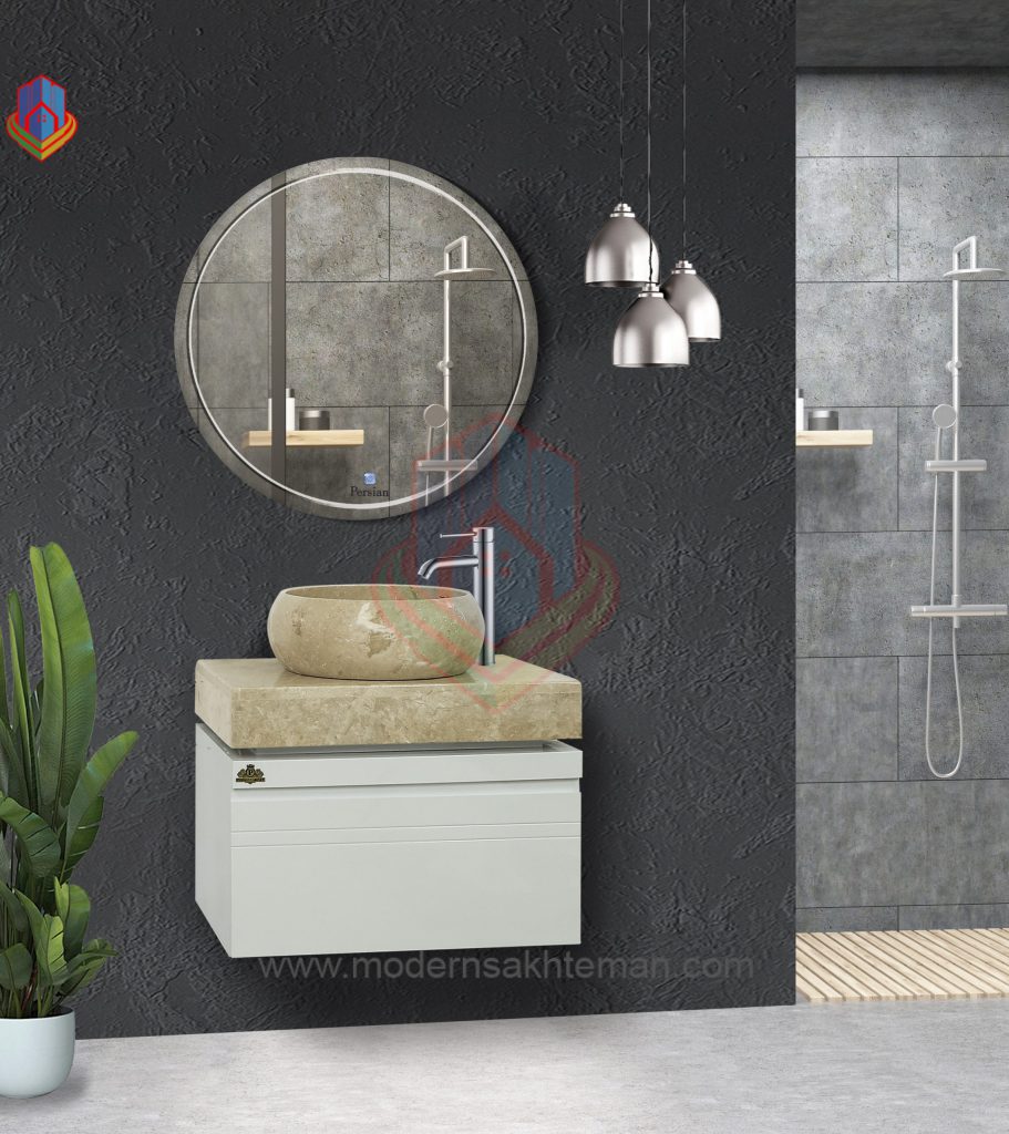 40 روشویی کابینتی پرشین مدل پترا سفید - Image 1