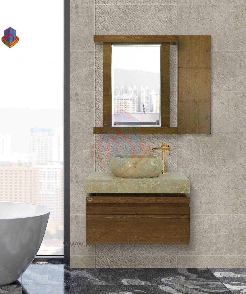 44 روشویی کابینتی پرشین مدل پترا چوب - Image 1