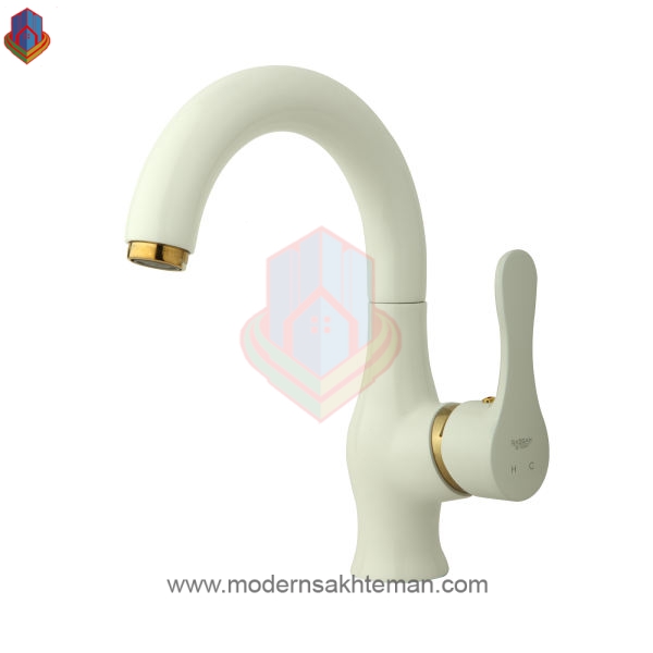 4be49e12f8c5f62a9dd7acd38ab8ceb14ce9a826_1596280581 شیر روشویی متحرک راسان مدل صدف سفید - Image 1
