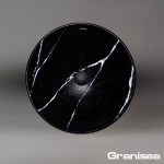 کاسه روشویی مارمونایت مشکی کد 130 - Image 2