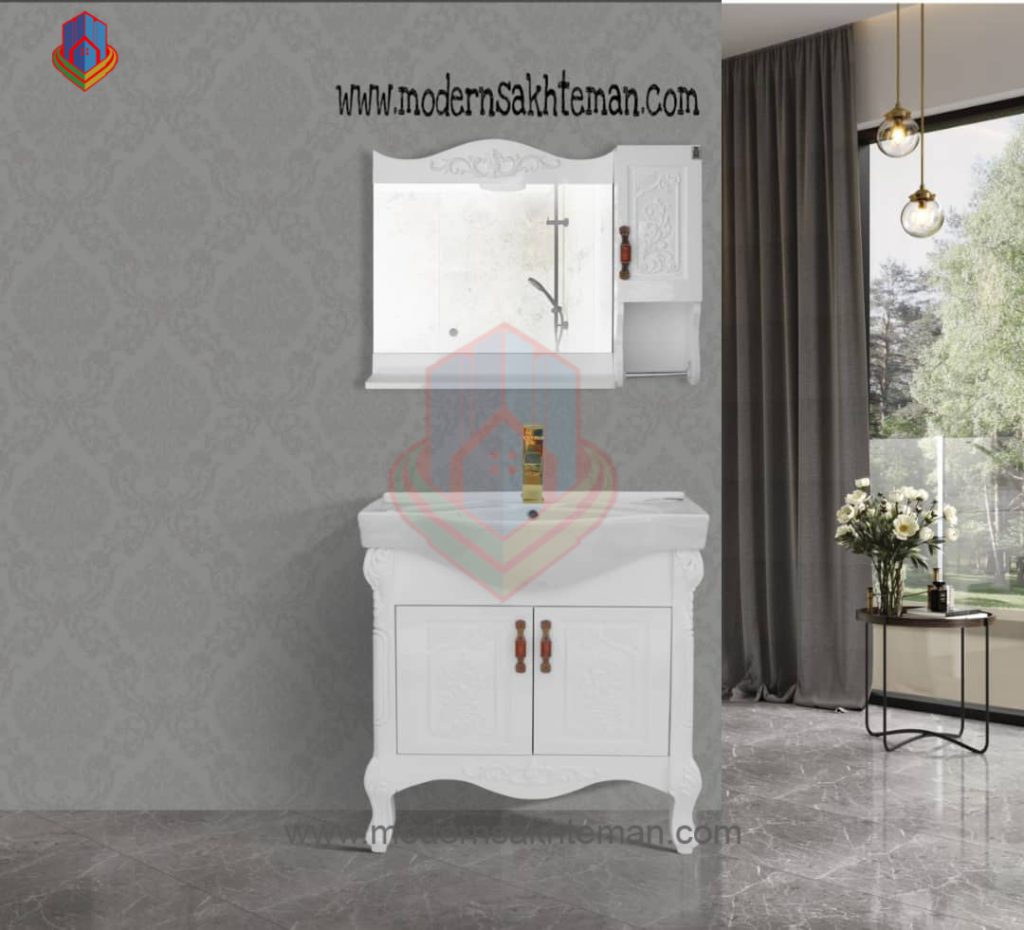 6 روشویی کابینتی رویال پرسپولیس مدل آوا 80