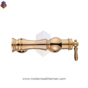 شیر توالت شودر مدل بیزانس طلایی مات