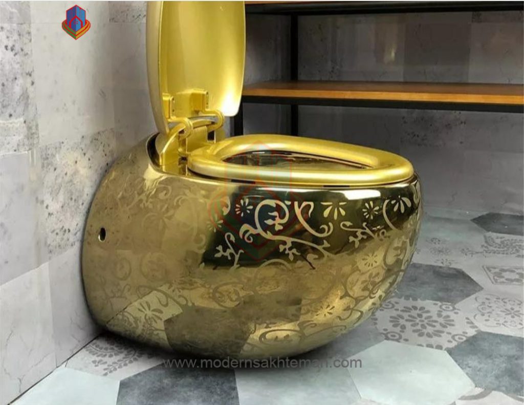 IMG-20210901-WA0015 وال هنگ لوکس طلایی طرح دار مدل TM_3390 - Image 1
