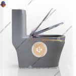 توالت فرنگی لوکس طوسی طلایی مدل RY_2212 - Image 3