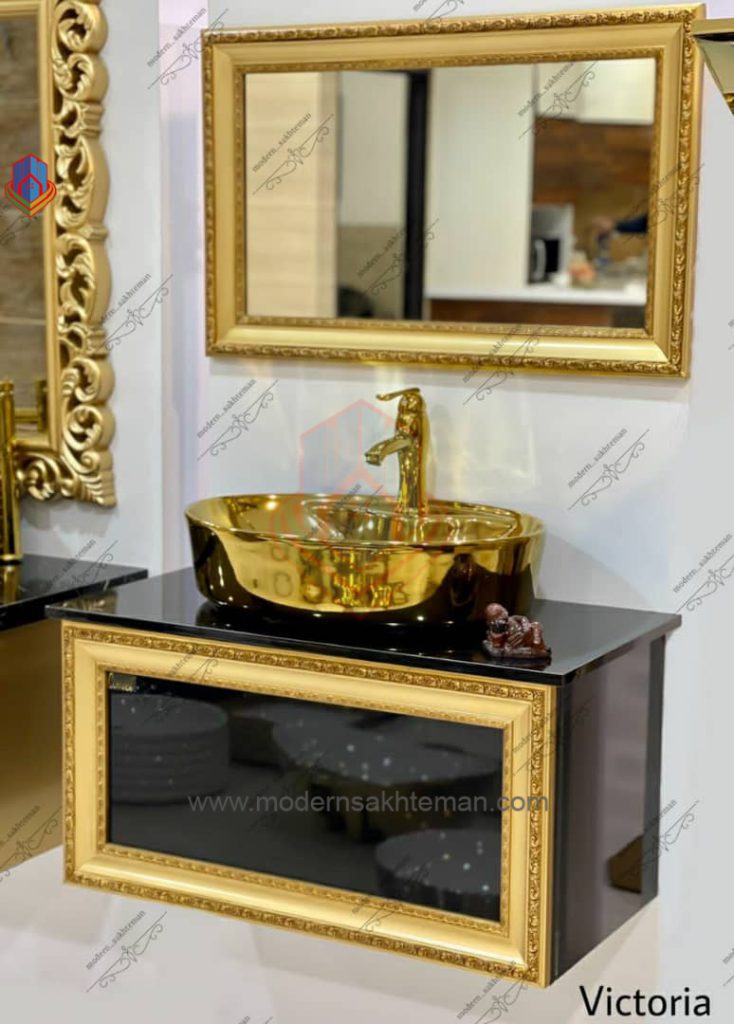 IMG-20220205-WA0000 روشویی کابینتی لوکس مدل فلورانس مشکی - Image 1