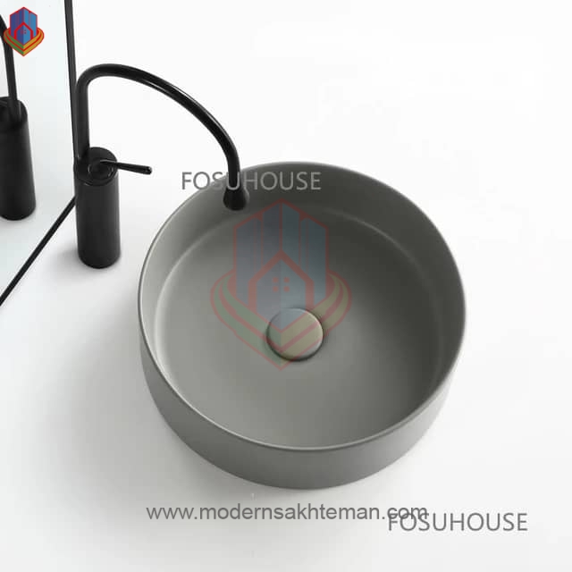 IMG-20220420-WA0000 کاسه روشویی لوکس طوسی مدل S2079 - Image 1