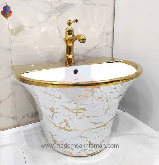 IMG-20250219-WA0001 روشویی نیم پایه لوکس کلکته کد 3454 - Image 1