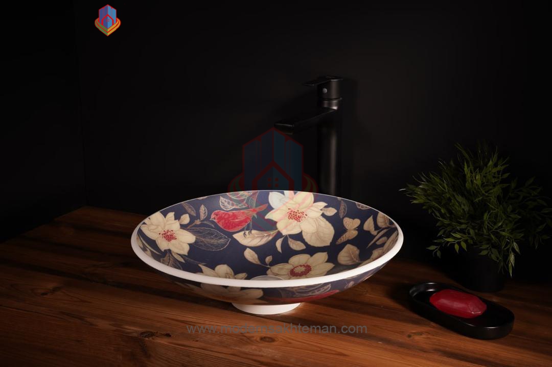 IMG-20250810-WA0004 کاسه روشویی مارمونایت کد ۱۷۲ - Image 1