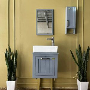 روشویی کابینتی لوکس طوسی کد A100