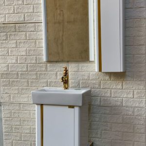 روشویی کابینتی لوکس سفید کد A117
