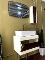 روشویی کابینتی لوکس سفید کد A118 - Image 3