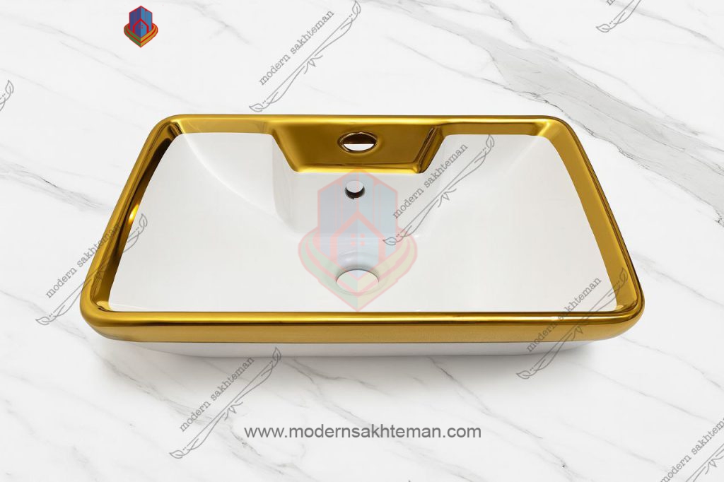 IMG_20250810_164602_190 کاسه روشویی کوتینگ سفیدطلایی مدل ۳۲۰۵ - Image 1