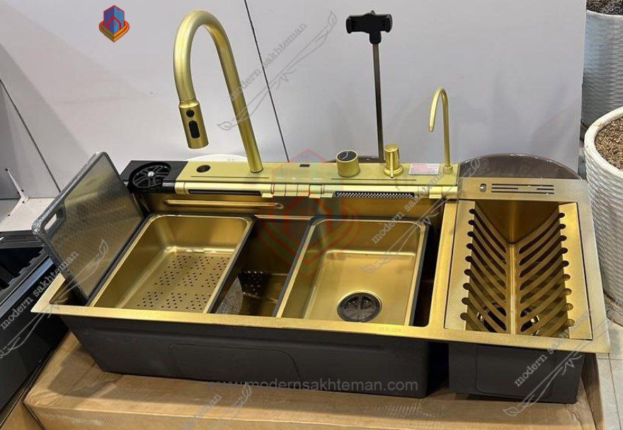IMG_20250810_164710_710 سینک 7 کلید پیانویی طلایی وارداتی - Image 1