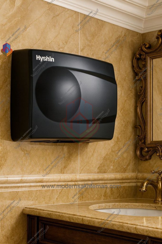 IMG_20250825_190436_182 دست خشککن استیل مشکی وارداتی Hyshin - Image 1