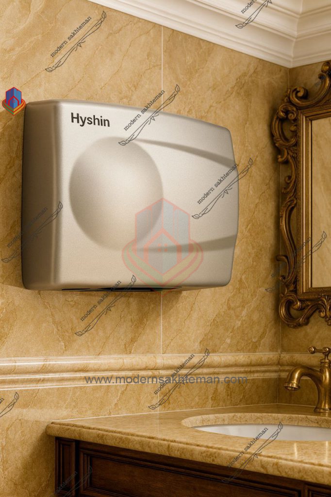 IMG_20250825_190439_120 دست خشککن استیل کروم مات وارداتی Hyshin - Image 1