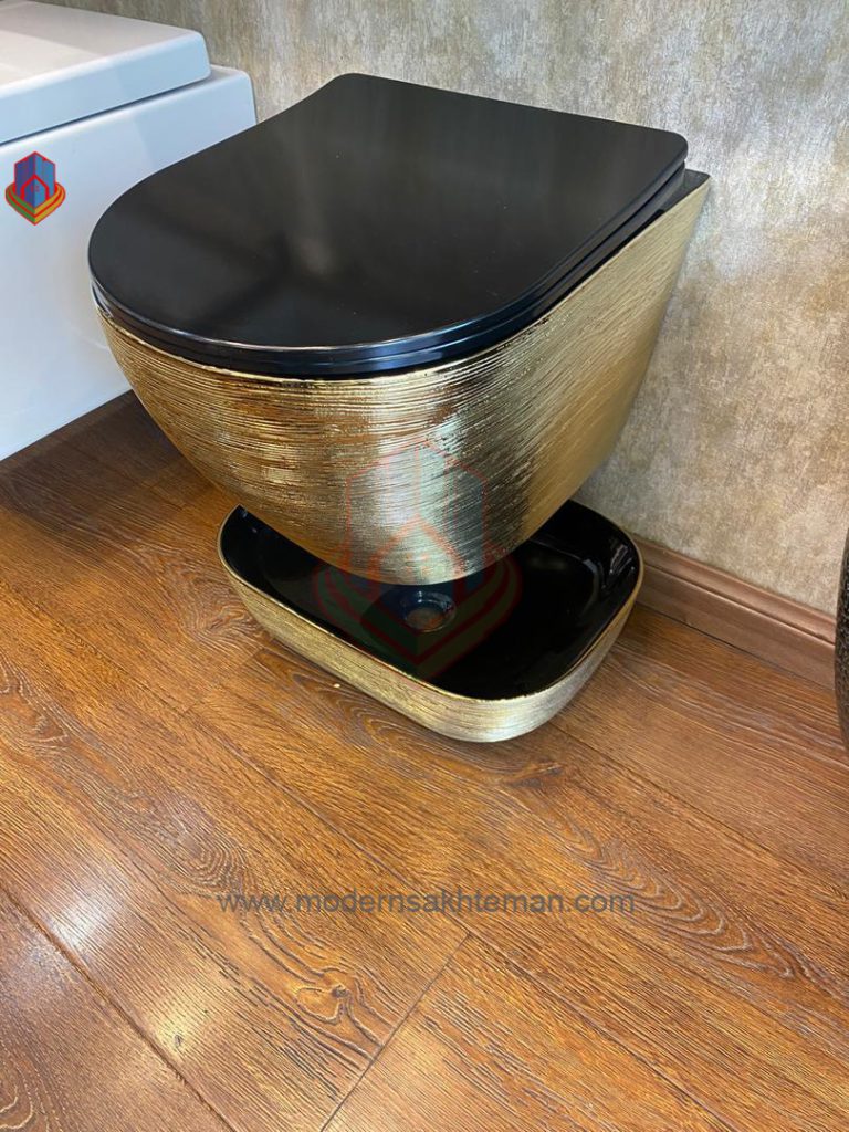 MORANA wall hung GLD_7700M black and gold وال هنگ لوکس ایتالیایی Morana مدل GLD7700M