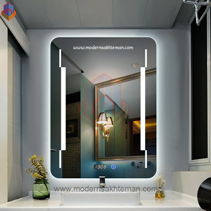 قیمت و خرید آنلاین آینه بک لایت هوشمند میرور (Mirror) کد R130 مدرن ساختمان