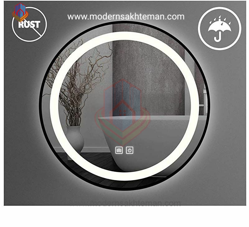 Mirror circle Smart Backlitgt Mirror C204-1 آبنه بک لایت هوشمند میرور (Mirror) کد C204