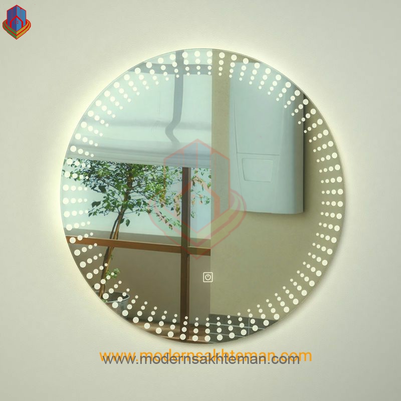 Mirror circle Smart Backlitgt Mirror C210 آینه بک لایت هوشمند میرور (Mirror) کد C210