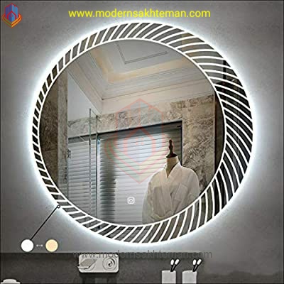 Mirror circle Smart Backlitgt Mirror C218 آینه بک لایت هوشمند میرور (Mirror) کد C218