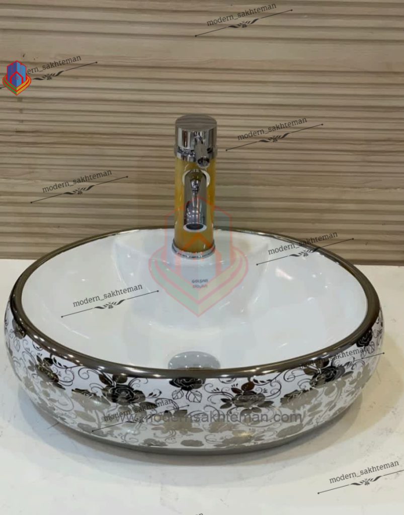 Photo_1648147228189 کاسه روشویی کوتینگ سفید کروم مدل 3090 - Image 1