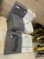 ست توالت فرنگی و کاسه توالت زمینی لوکس مدل TR_6620 - Image 3