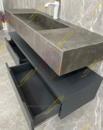 ست روشویی سرامیکی و شلف لوکس کد H202 - Image 4