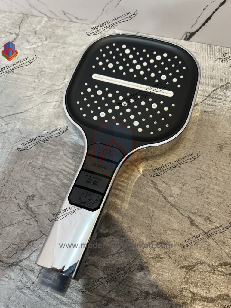 Photo_1752389927598 سردوش مربعی سه حالته کروم براق کد G519 - Image 1