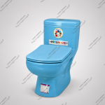 توالت فرنگی آبی گاتریا مدل ژوپیتر - Image 2