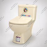 توالت فرنگی بژ گاتریا مدل ژوپیتر - Image 2