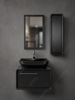 روشویی کابینتی لوکس مشکی مات مدل 1010 - Image 2