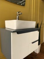 روشویی کابینتی لوکس سفیدطوسی کد A125 - Image 2