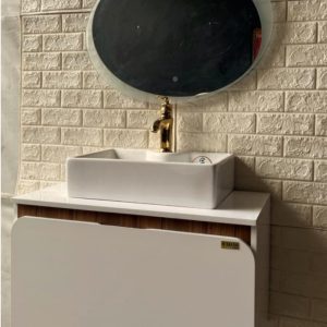 روشویی کابینتی لوکس سفید کد A128